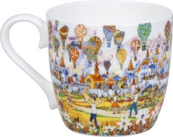 Henkelbecher Porzellan Hot Air Balloon by Portchie 425ml