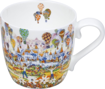 Henkelbecher Porzellan Hot Air Balloon by Portchie 425ml