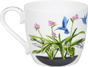 Henkelbecher Porzellan Urban Jungle - Birds of Paradise by Aurore 425ml