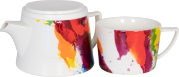 Tea for me -Tea for one Set On Colour Flow