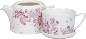 Tea for me -Tea for one Set Kirschblüten (Cherry Blossom)