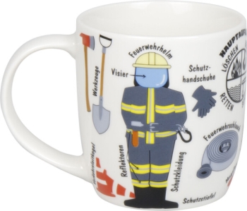 Wissensbecher Porzellan Wissensbecher Kid`s Feuerwehr 230 ml