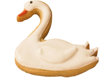 Ausstecher Schwan Edelstahl 7cm