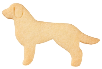 Ausstecher Hund Retriever Edelstahl 9cm