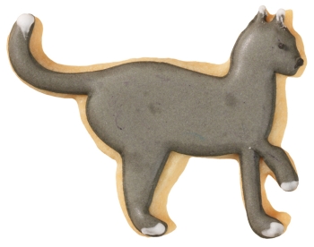 Ausstecher Katze tapsend Edelstahl 6,5 cm