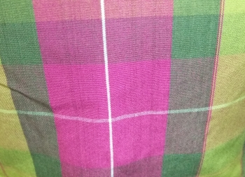 Kinder Küchenschürze Tartan 50 x 70 cm heide-kiwi