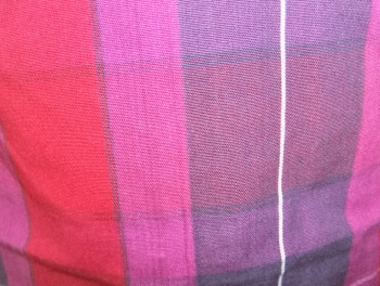 Kinder Küchenschürze Tartan 50 x 70 cm purpur-bordeaux