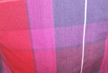 Kinder Küchenschürze Tartan 50 x 70 cm purpur-bordeaux