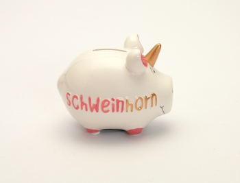 Sparschwein Schweinhorn 9 x 12,5 cm