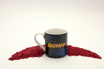 Henkelbecher Porzellan Batman - Coffee is ready !  370ml