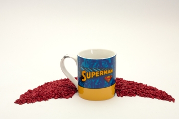 Henkelbecher Porzellan Superman - Coffee Break ! 370ml
