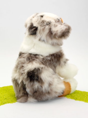 Plüschtier Welpe Australian Shephard sitzend 22cm