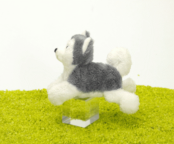 Plüsch Magnet Schlittenhund Husky 12cm