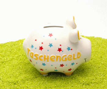 Sparschwein Taschengeld 9 x 12,5 cm