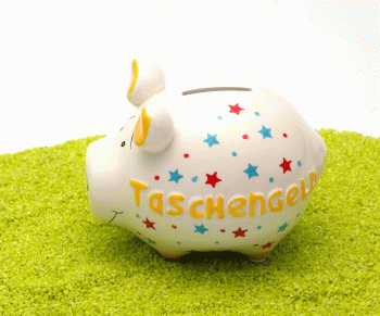 Sparschwein Taschengeld 9 x 12,5 cm