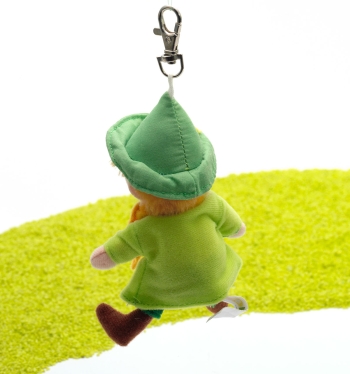 Schlüsselanhänger mit Karabinerhaken Schnupferich (Snufkin) 10cm