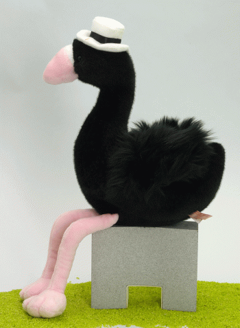 Plüschtier Schwan Stary Night schwarz 40cm