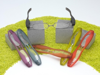 Podreader Lesebrille und Etui in einem - viele Farben und Stärken