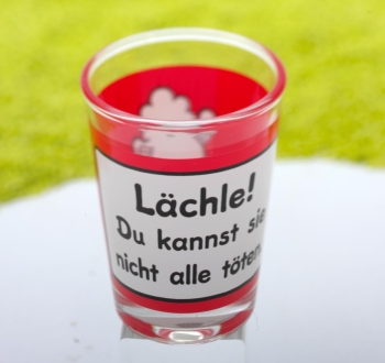 Schnapsglas Lächle 6cl