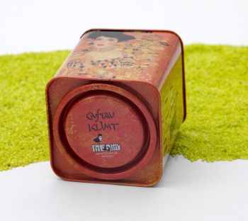 Spardose aus Metall Klimt Kuss