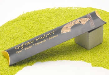 Fächer aus Stoff und Bambus Klimt Lebensbaum