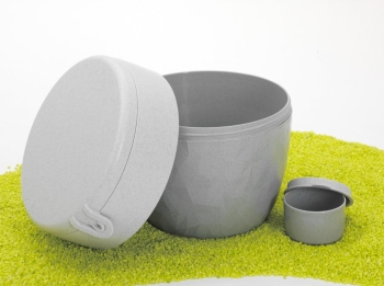 Bento Box Club Organic in organic concrete grey