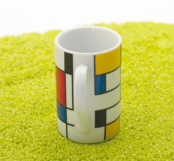 Mini Espresso Porzellan Hommage to Mondrian - Large Fragments 90ml