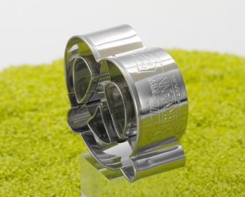 Ausstecher Brezel Breze Edelstahl 6,5 cm