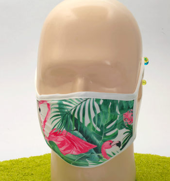 Mund-Nasen-Maske Flamingo