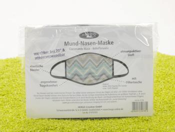 Mund-Nasen-Maske ZigZag