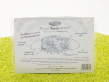 Mund-Nasen-Maske Flowers