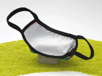 Mund-Nasen-Maske Flamingo schwarz