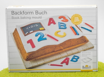 Backform Buch 34 x 25 x 4,5 cm