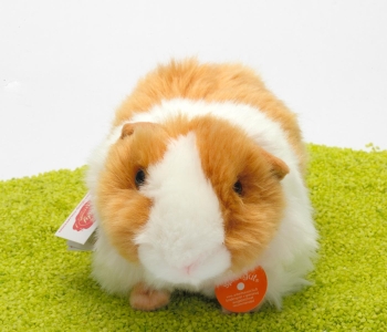 Plüschtier Meerschweinchen gold-weiß 20cm