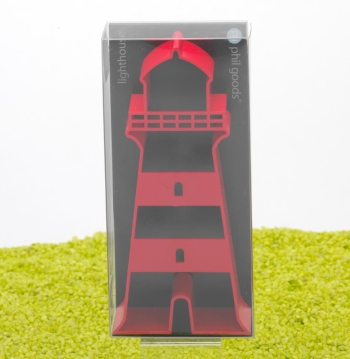 Ausstecher Leuchtturm in rot
