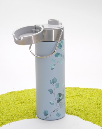 Doppelwandige Edelstahlflasche Leeza Eucalyptus  500ml