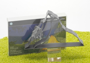 Ausstecher Matterhorn in grau