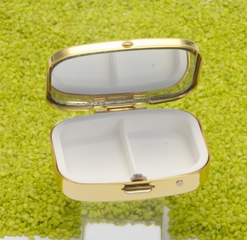 Pillendose eckig Rosina Wachtmeister - 2 Katzen mit Sonne