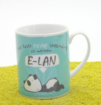 XL Tasse Porzellan E-lan Tasse 600 ml