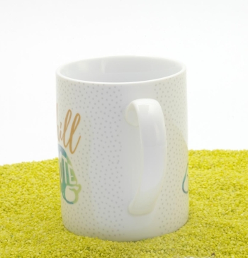 XL Tasse Porzellan Chillkröte Tasse 600 ml