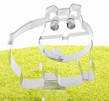 XXL Ausstecher Nilpferd Edelstahl 11cm