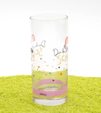 Trinkglas Liebe (Du bist mein Schatz) 500ml