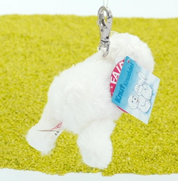 Schlüsselanhänger mit Karabinerhaken Eisbär Knut Knuddel 11cm