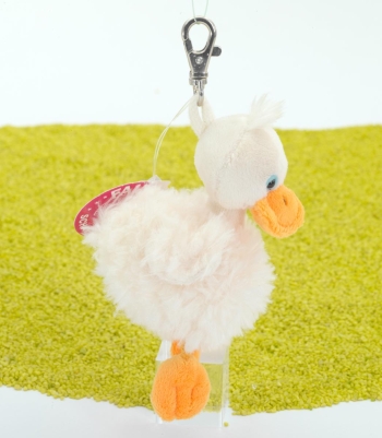 Schlüsselanhänger mit Karabinerhaken Gans Wag Wag 11cm