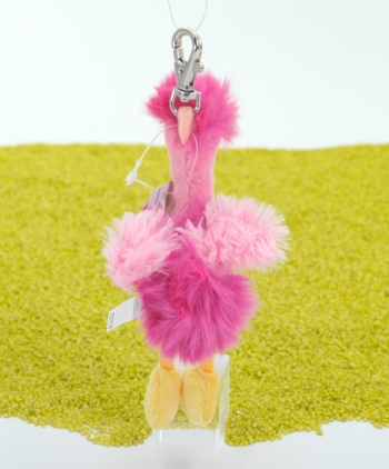 Schlüsselanhänger mit Karabinerhaken Flamingo Chantal 11cm