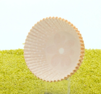 Papierbackförmchen Maxi Blume gelb 50Stk