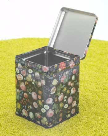 Teedose klein mit Röschen 100g