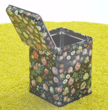 Teedose klein mit Röschen 100g