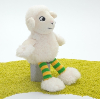 Plüschtier Schaf Funny Sheep 24cm - grün