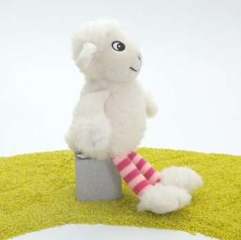 Plüschtier Schaf Funny Sheep 24cm - rosa